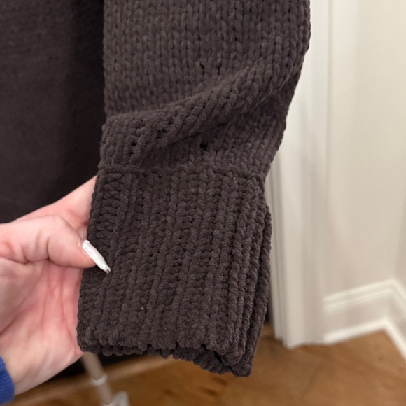 Aerie Dark Brown Crewneck Sweater - Picture 5 of 7